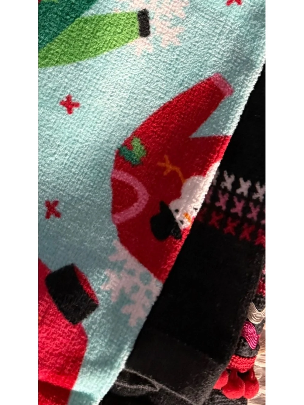 St. Nicholas Square Funny Ugly Christmas Sweater Theme Kitchen Towels Set of 2